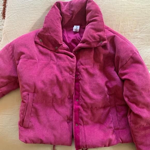 Free People Cord Weekender Puffer Jacket - Picture 2 of 2